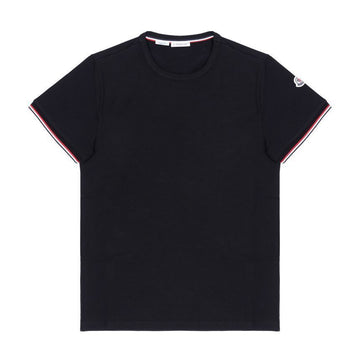 Moncler Short Sleeve Logo Patch Trimming T-Shirt 157374551