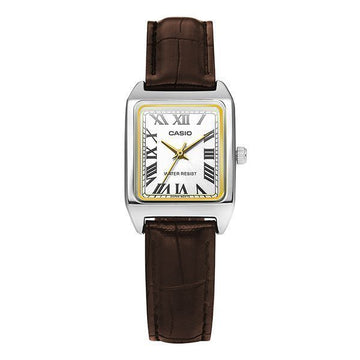 CASIO Analog Uhr mit Lederarmband für Damen (LTP-V007L-7B2) 149289538