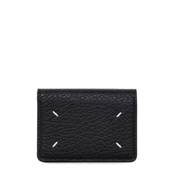 MAISON MARGIELA Schwarz genähtes Dreifach-Geldbörse 154990450