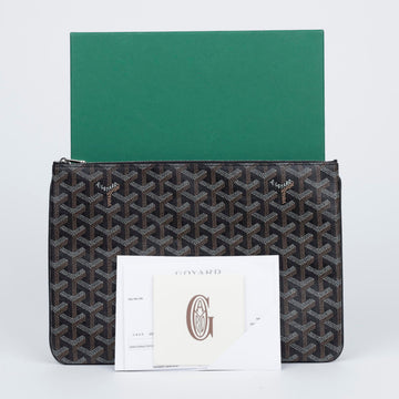 Goyard Sena MM Clutch Black 157203322