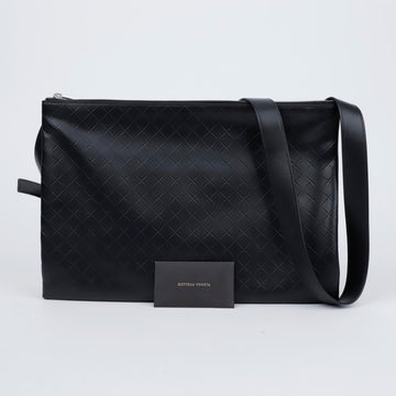 BOTTEGA VENETA Intrecciato Messenger Crossbody Bag 157205033