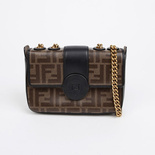 Fendi Double F Mini Shoulder Crossbody Bag 157119814 [P]