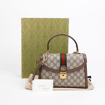GUCCI Ophidia Small Top Handle Tote Shoulder Bag 157120834