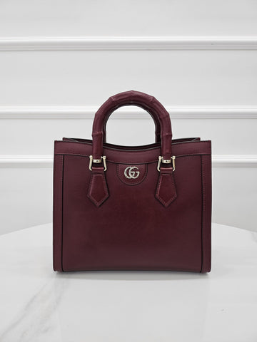 Gucci Diana Medium Tote Ancora Red 832982 157388965