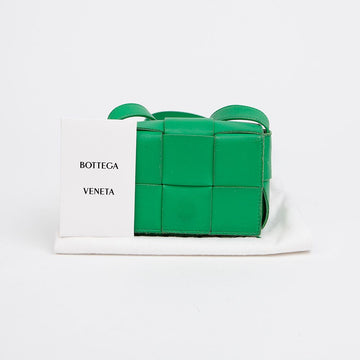 BOTTEGA VENETA Candy Cassette Mini Crossbody Bag Grün 157314139