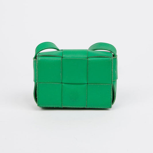 BOTTEGA VENETA キャンディカセットミニクロスバッグ グリーン 157314139 [P]