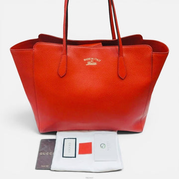 Gucci 354397 Swing Red Shopper Shoulder Bag 157389048