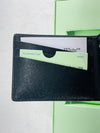 Off White Diagonal Stripe Print Leather Wallet 157393771 [P]