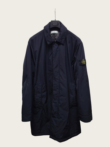 STONE ISLAND ネイビー ワッペン マイクロ ツイール プリマロフト インシュレーション カー コート ジャケット 157389703