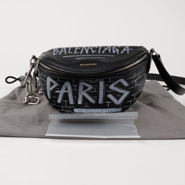 BALENCIAGA グラフィティ スーベニア チェーン ベルトバッグ 565510 157119752