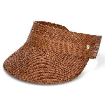 Helen Kaminski Kenya Visor Sun Hat HAT52380 NUTSHELL 157390892