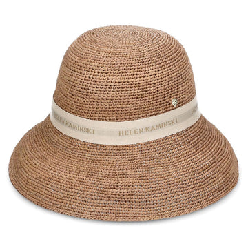 HELEN KAMINSKI ラフィアプロヴァンスロゴ10バケットハットHAT52469 157390911