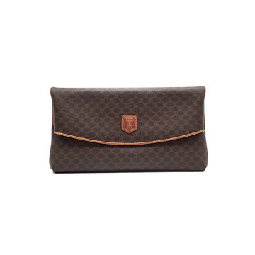 CELINE Clutch aus Makadam in Braun L470660 157391144