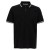 MONCLER Polo T-Shirt mit Logo-Patch Schwarz 8A000 07 89A16 999 126841862 [P]