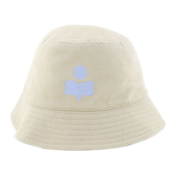 ISABEL MARANT 24SS HALEY Logo-Stickerei Bucket Hat Ecru-Lightblue CU001XFA A3C05A ECLU 76994402