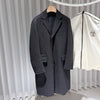 Hermes Virgin Wool Cotton Coat Jacket Grey 50 157399005 [P]