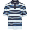 Maison Kitsune Fine Gauge Striped Polo Shirt 157400506 [P]