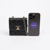 CHANEL Trendy Mini Rindsleder Schultertasche Schwarz mit Goldbeschlägen 157222196 [P]