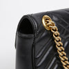 GUCCI Marmont Mini Leder Schultertasche Schwarz 157226532 [P]
