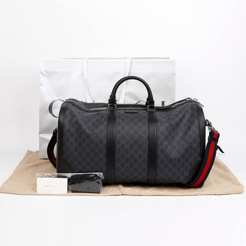 GUCCI Canvas GG Carry-On Tote Bag Schwarz 157298206