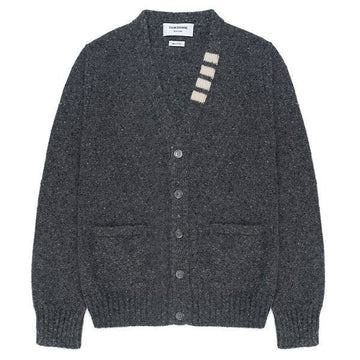 Thom Browne V-Neck Cardigan with 4 Bars 51484806