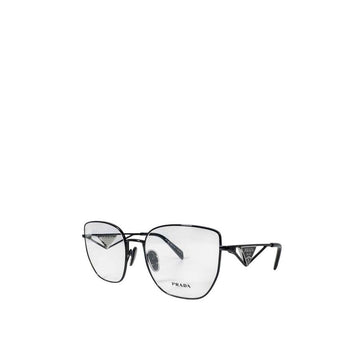 Prada Triangle Logo Square Metal Eyewear Black PR A54VD 157403446