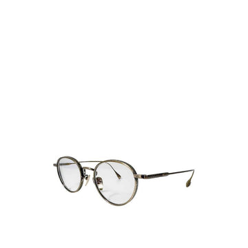 Chrome Hearts Thick AG Round Frame Eyewear Antique Gold 48mm 157403471