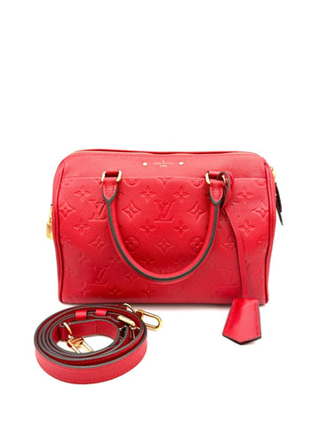 LOUIS VUITTON Speedy 25 empreinte rot (M42399) 157406006