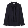LEMAIRE Damen Ascot-Seidenbluse 157406029 [P]