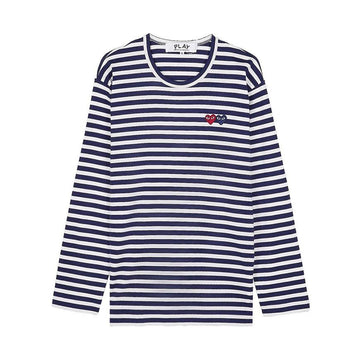 COMME DES GARCONS Doppelherz-Logo T-Shirt SS26 157406077