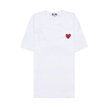 Comme Des Garcons Red Heart Patch T-Shirt 157406085
