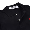 COMME DES GARCONS Polo mit rotem Herz-Patch 157406090 [P]