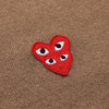 Comme Des Garcons Double Heart Patch Cardigan 157406109 [P]