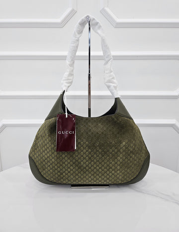 GUCCI Mikro GG Wildleder Kleine Schultertasche 834981 157298107 [P]