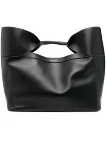 ALEXANDER MCQUEEN Ledertasche mit Schleife 709344 1BLCA 1000 151053953