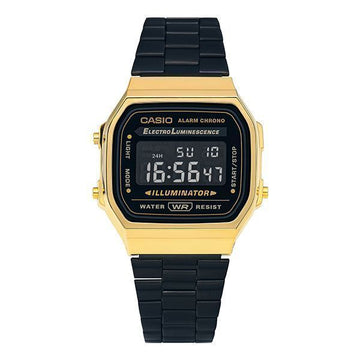 CASIO Vintage Retro Digital Herrenmetallduhr Damenmetallduhr A168WEGB-1BDF 46661639
