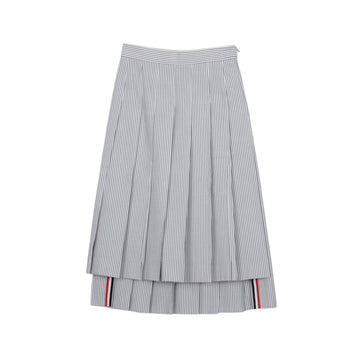 Thom Browne Striped Pleated Skirt Size 36 157160381