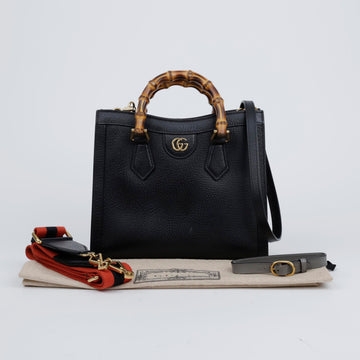 Gucci Bamboo Tote Bag Black 157298193