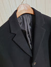 SYSTEM Herren Schwarz Woll Einreiher Mantel 100 157408046 [P]