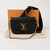 LOUIS VUITTON Neue Welle Multi-Pochette Crossbody Tasche Schwarz 157222332 [P]