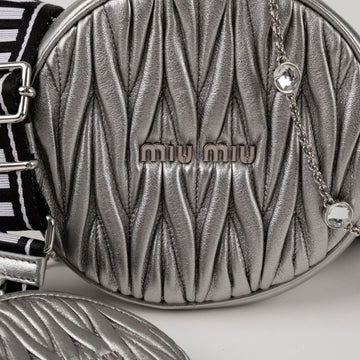 MIU MIU ラウンドショルダークロスバッグ 157229806