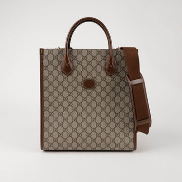 GUCCI インターロッキング G トートバッグ ブラウン 157298575
