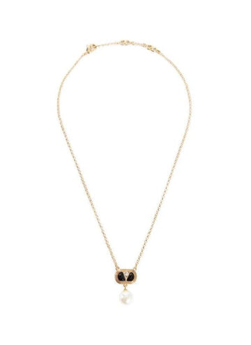 VALENTINO Ovalett Metal Necklace 6Y2J0S36 LNW RFR 151103930