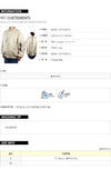 VETEMENTS リバーシブルボンバージャケット クリーム 63JA121C 145222313 [P]