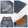 vetements Distressed Wide Denim 66538658 [P]