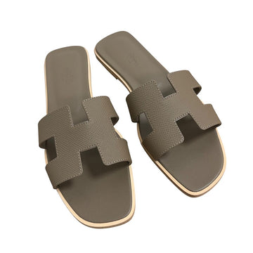 HERMES Sandaletten Etoupe 157408575