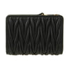 MIU MIU Kleine Matelassé Brieftasche aus Nappaleder 157408783 [P]