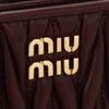 MIU MIU Kleine Matelassé Brieftasche aus Nappaleder 157408784 [P]