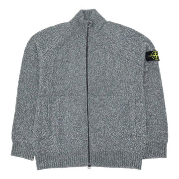 STONE ISLAND Wappen-Patch Herren Reißverschluss-Strickjacke 157408812