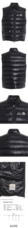 Moncler GUI Padded Vest Navy 56543378 [P]